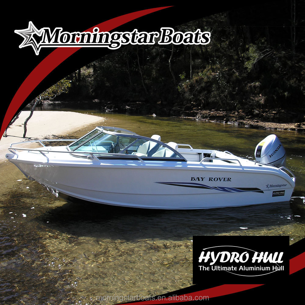 2018 New small aluminum racing runabout motor boat for sale