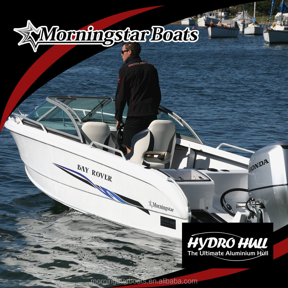 2018 New small aluminum racing runabout motor boat for sale