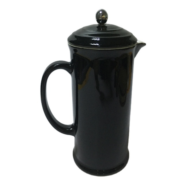 OEM wholesale custom gift high quality coffee maker home appliances decorative ceramic french press