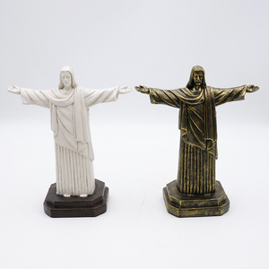 OEM Custom crafts religious catholic home decoration miniature statue wholesale handmade resin Jesus sculpture figurine