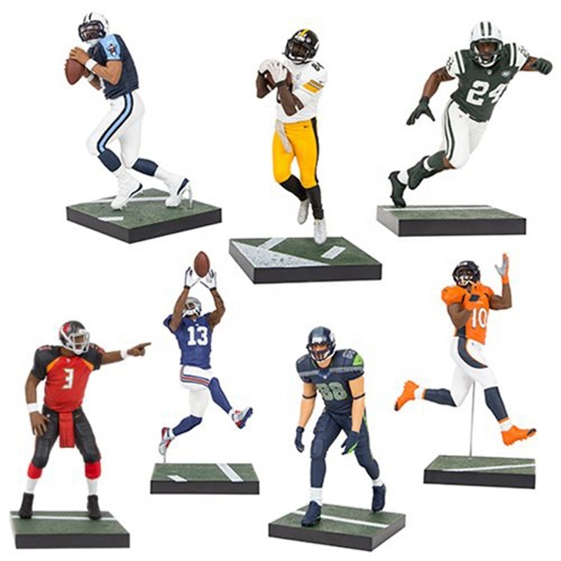 Custom resin sports figurine American football action figure