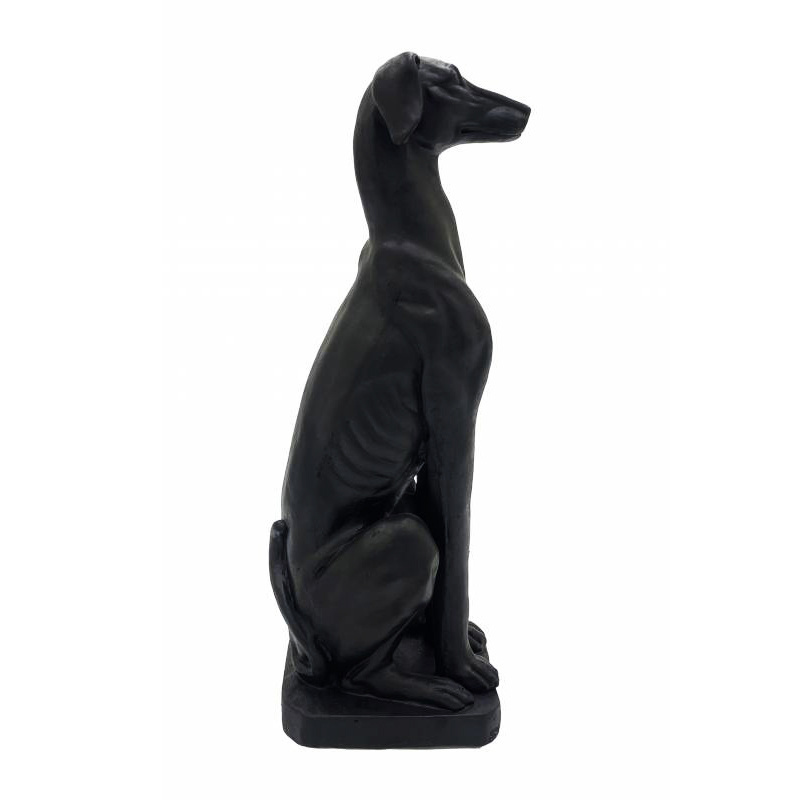 OEM Handmade resin sitting retriever dog greyhound sculpture garden animal decoration statue