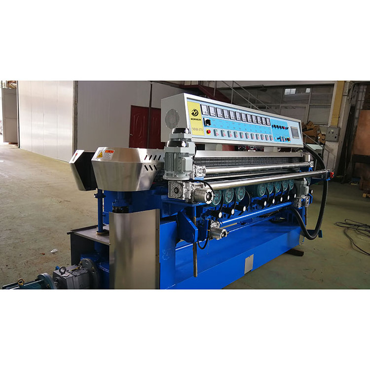 9 11 Motors Glass Beveling Edging Machine Straight Line Glass Edge Grinder Glass Edge Beveling Polishing Machine