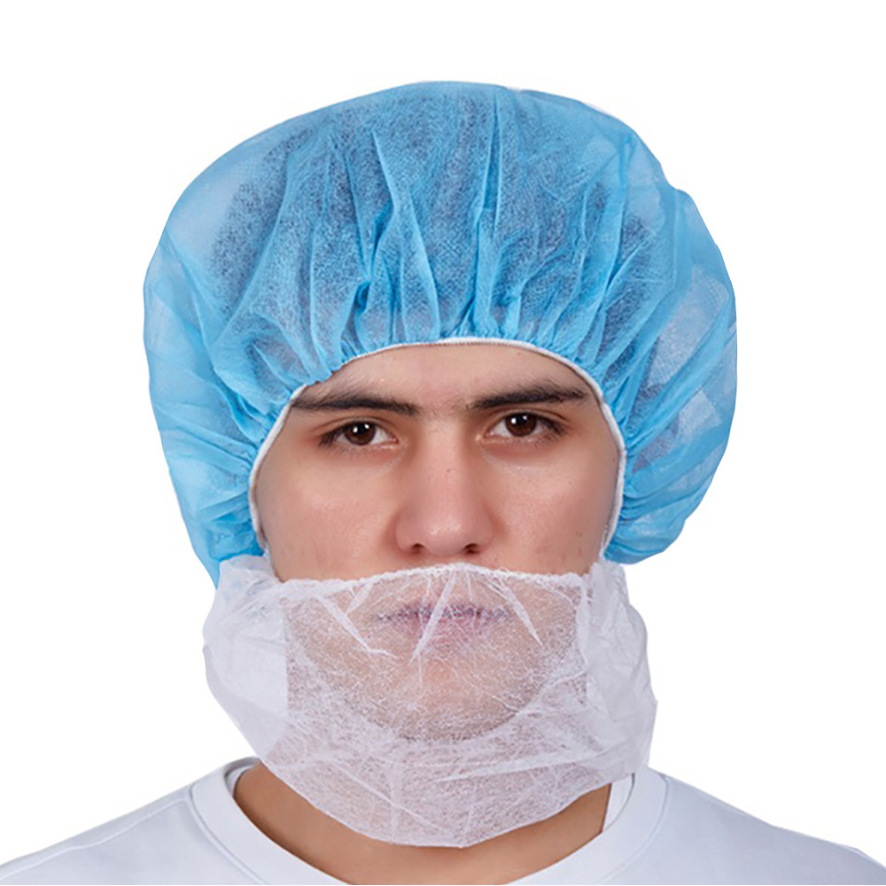 CE Approved Medical Disposable PP Surgical Cap Doctor Nurse Bouffant Cap Non Woven Hair Covers Mob Clip Cap