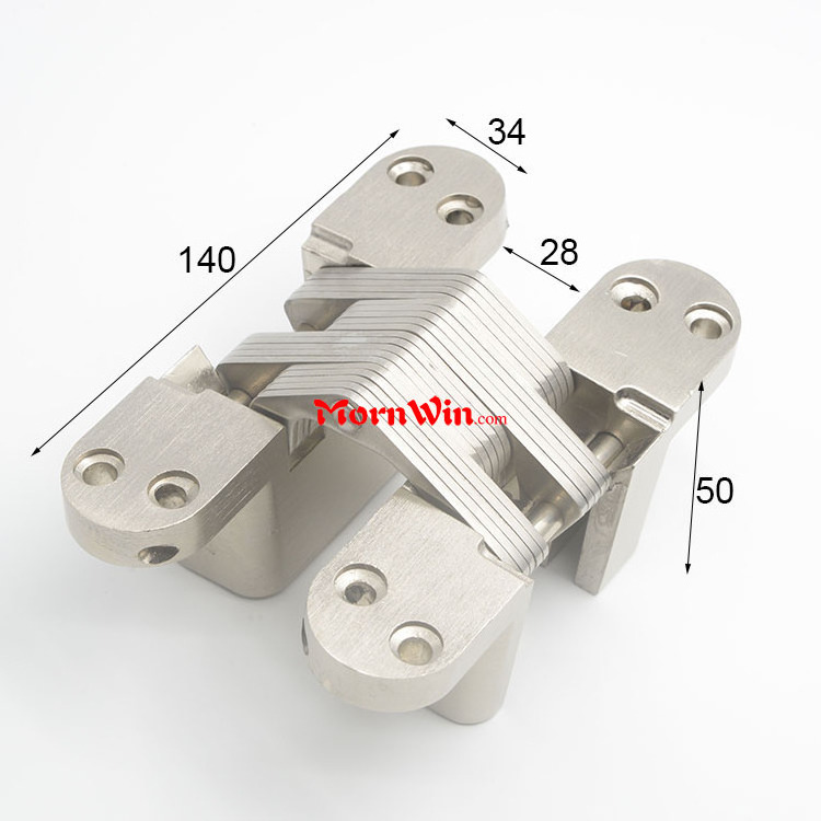 Wooden Door Hardware Hidden Hinge Heavy Duty Adjustable Concealed Invisible Door Hinge