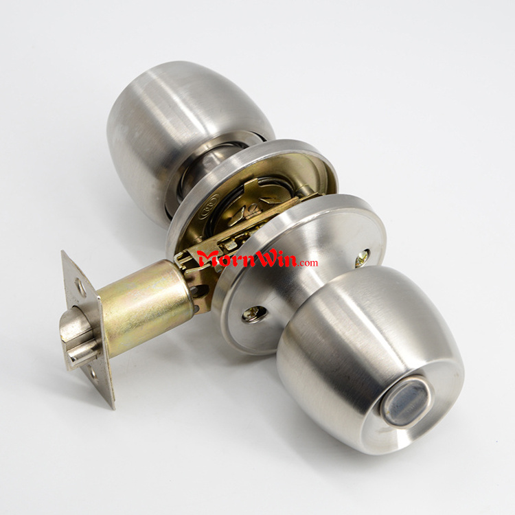 stainless steel 201 304 Cylindrical knob set round knob door lock