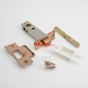 60mm Door hardware European Standard brass passage Polished Rose Gold Door Latch