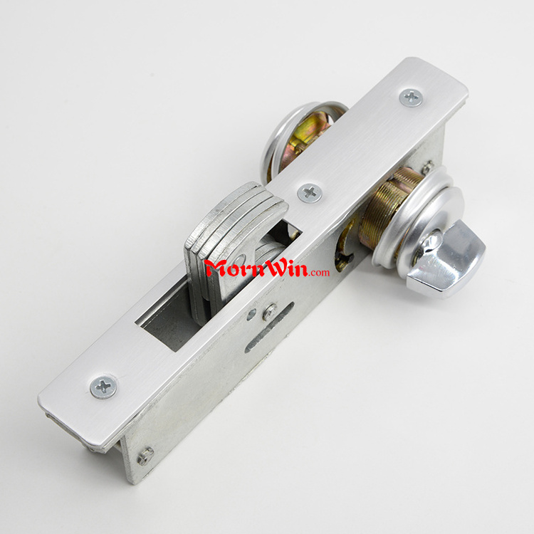 Hook sliding aluminum door mortise lock for KFC door