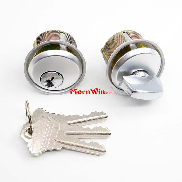 American Round Mortise Lock Cylinder Type Thumbturn