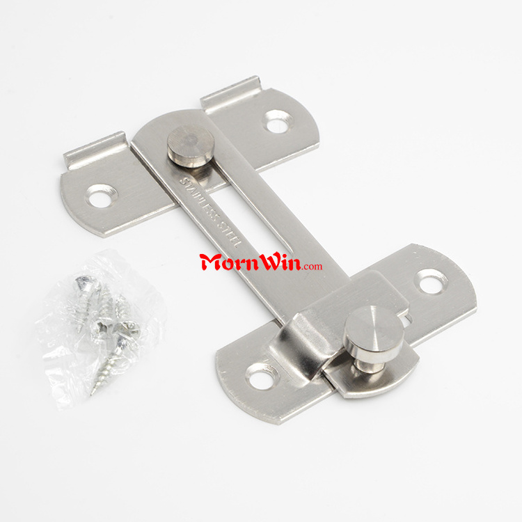 Stainless Steel Hasp Latch Lock Sliding Door Chain Locks Security Tools Hardware For Window Cabinet