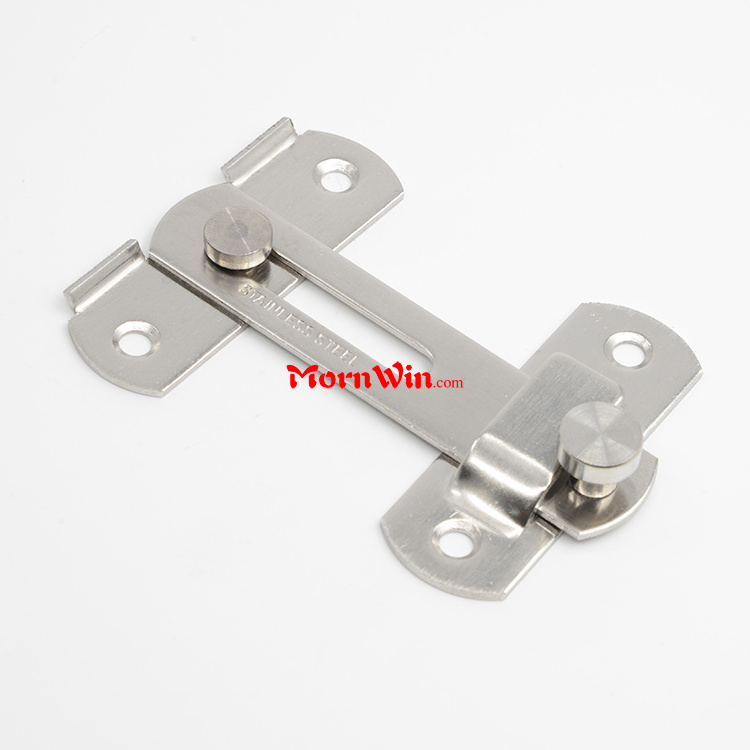 Stainless Steel Hasp Latch Lock Sliding Door Chain Locks Security Tools Hardware For Window Cabinet