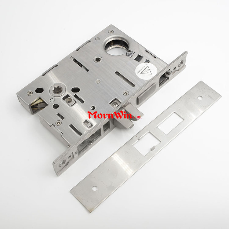 American ANSI BHMA A156.13 Grade 1 Highest Security UL listed Office function F04 Fire rated mortise lock body