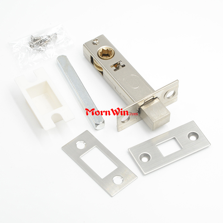 Brass Door Tubular Latch Bathroom Toilet Deadbolt Door Lock for Thumb turn indicator