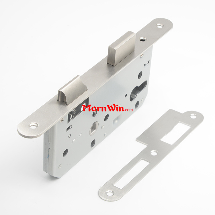 Hot selling deursloten meco CE 5572 Round Strike Plate Security Fire Rated Mortise Sash Door Lock Body