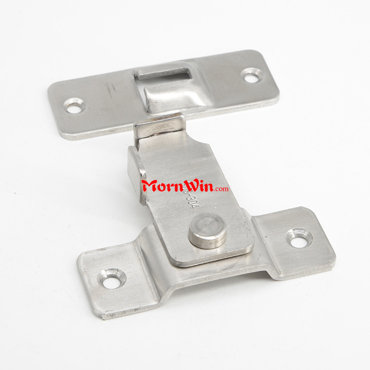 Professional OEM Stainless Steel Self Defense Gate Door Holder Flip Increase Door Latch for Living Room