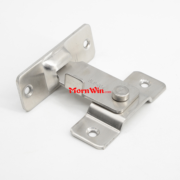 Professional OEM Stainless Steel Self Defense Gate Door Holder Flip Increase Door Latch for Living Room