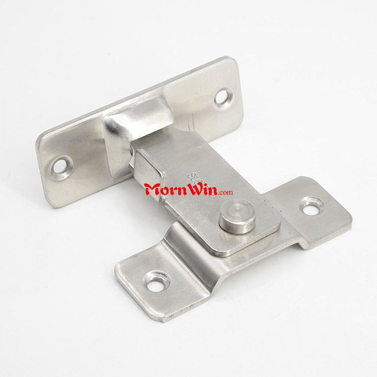 Professional OEM Stainless Steel Self Defense Gate Door Holder Flip Increase Door Latch for Living Room