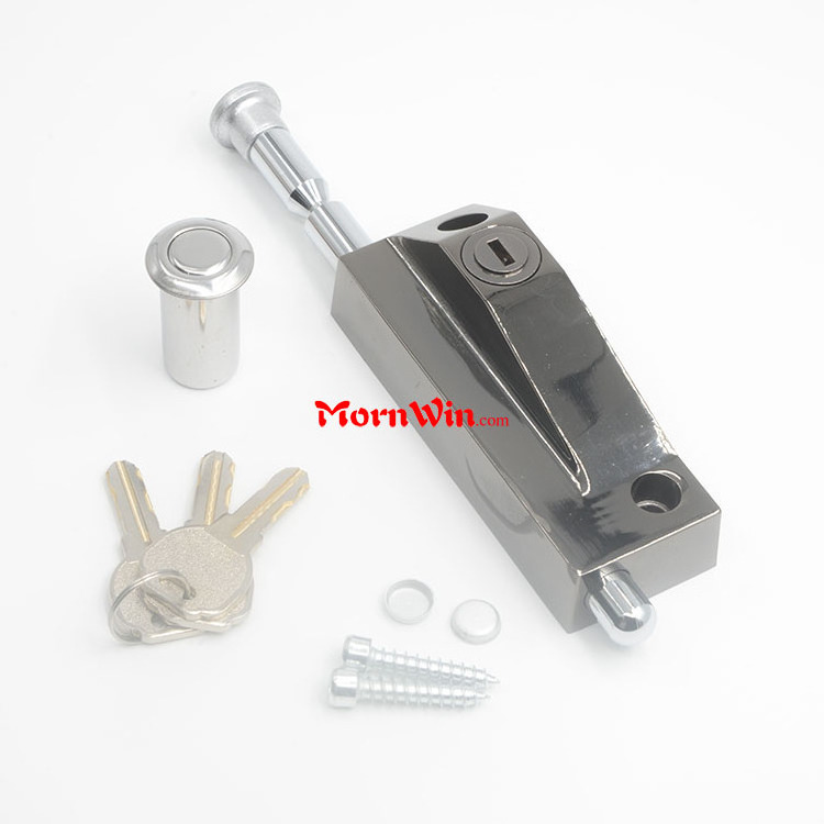 Factory direct sales high quality with key spring latch lock heavy duty latch