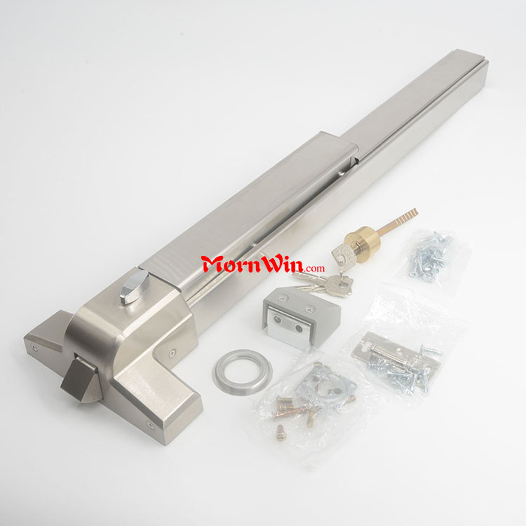 Fire Door escape door lock Iron Paint Stainless Steel emergency exit door single panic bar exit device