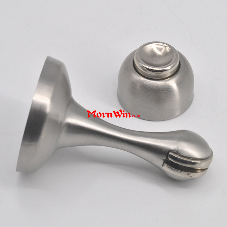 Magnetic stainless steel door stopper