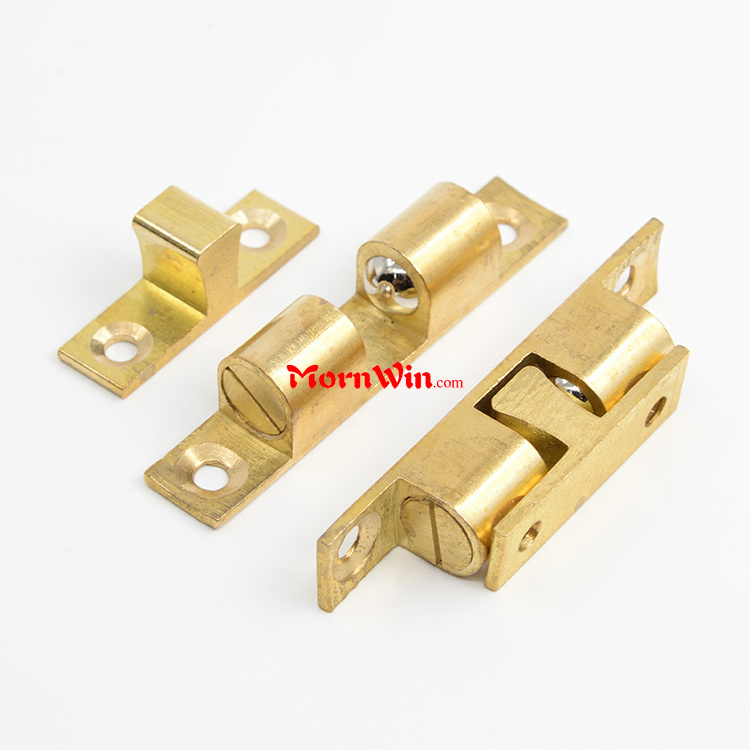 Factory Brass Solid Sliding Antique Heavy Duty ball catch latch