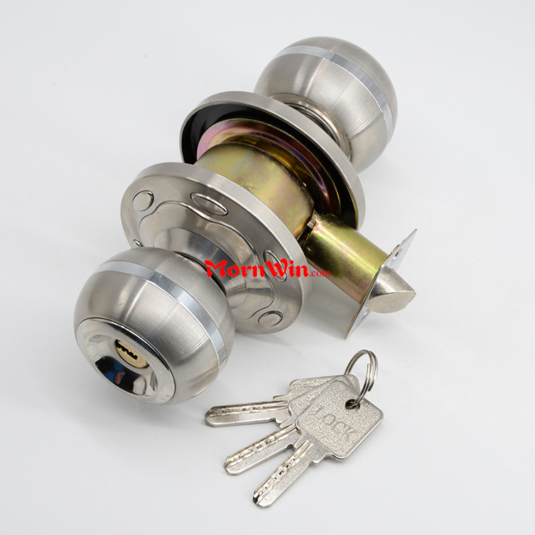 American quality travex heavy duty bronce cerradura tubular Brass Zamak Stainless Steel Cylindrical Leverset Knob Handle Lock