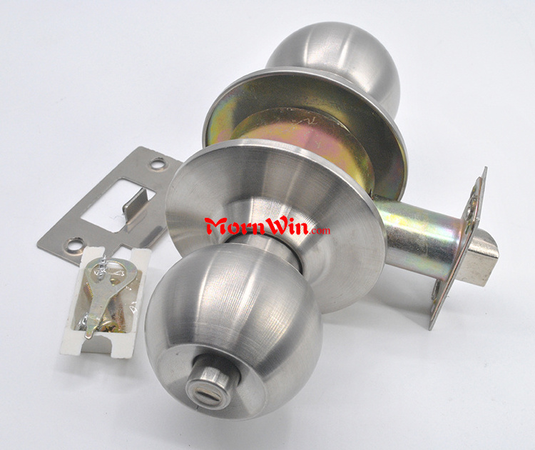 Hot sale Hotel Lock Knobset Cylindrical 304 Stainless Steel Knob for Hotel Door Lock