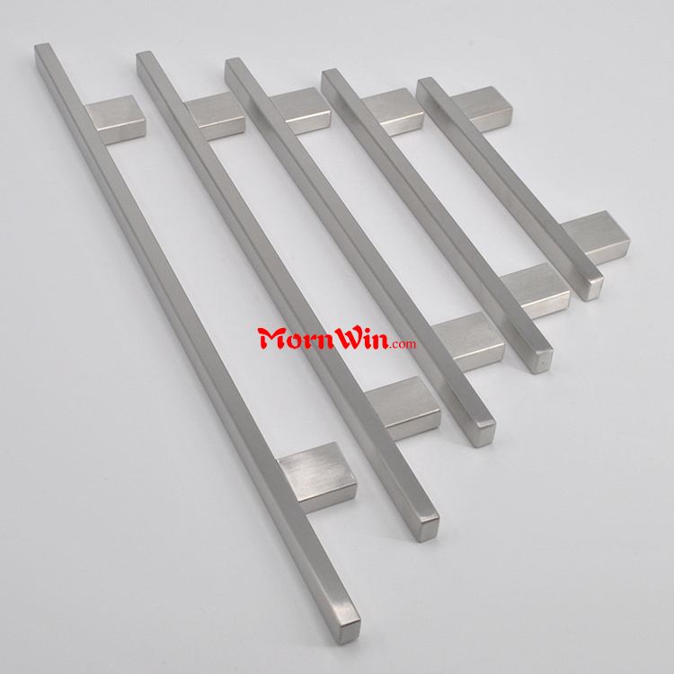 Modern stainless steel furniture square cabinet handles,Square T bar Stainless Steel Cabinet Handle