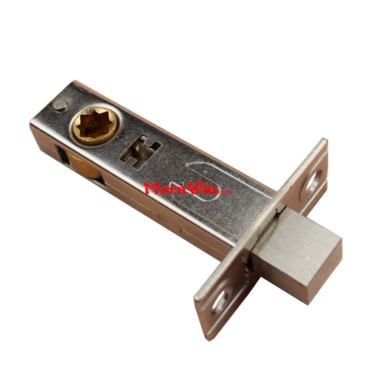 Single 60mm 70mm Backset Bathroom Tubular Deadbolt Mortise Square Latch Lock Without Spring