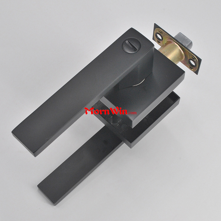 Factory Price Security Zinc Alloy Residential Apartment Door Lever handle Tubular Entrance Privacy Passage Lock