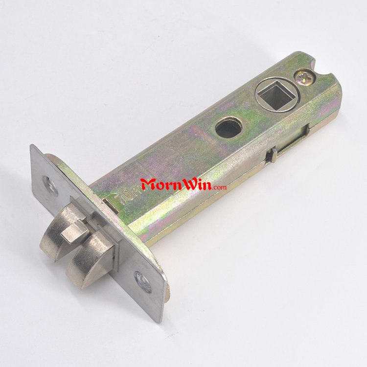 China supplier supply zinc alloy 70MM  tubular Mortise lock latch Bolt Through Tubular Dead Latch