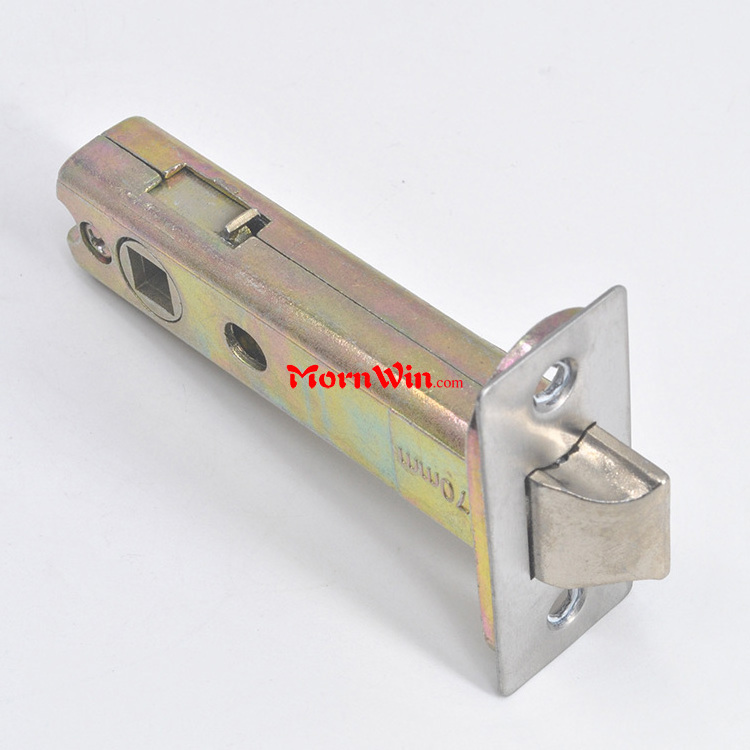 China supplier supply zinc alloy 70MM  tubular Mortise lock latch Bolt Through Tubular Dead Latch