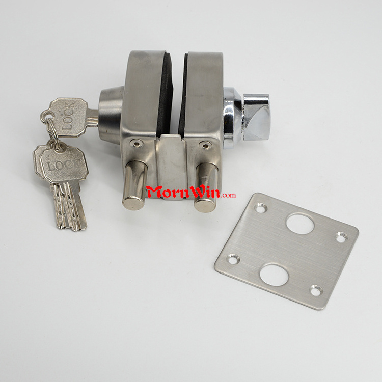 Customized stainless steel sliding glass door lock