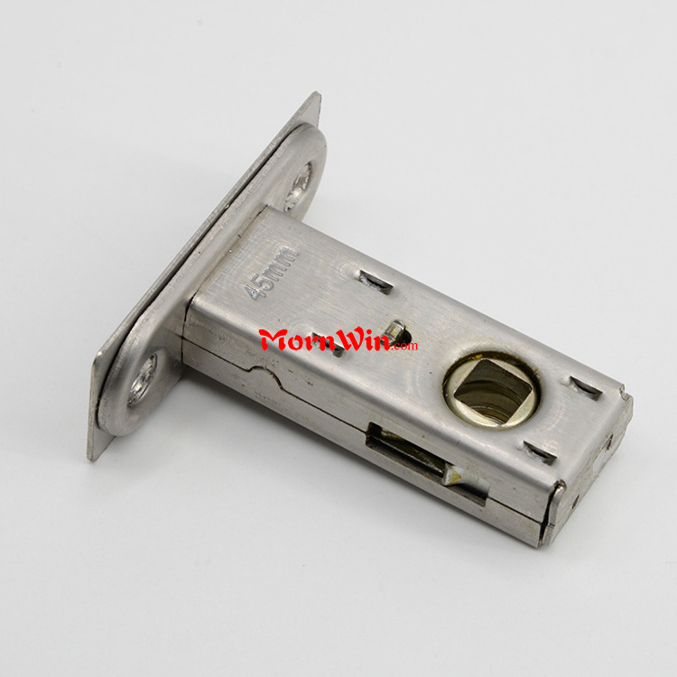 45mm backset High security strong magnetic single latch mortise door lock body self locking door latch