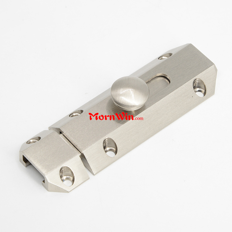 Satin Nickel Brass vertical flush door bolt