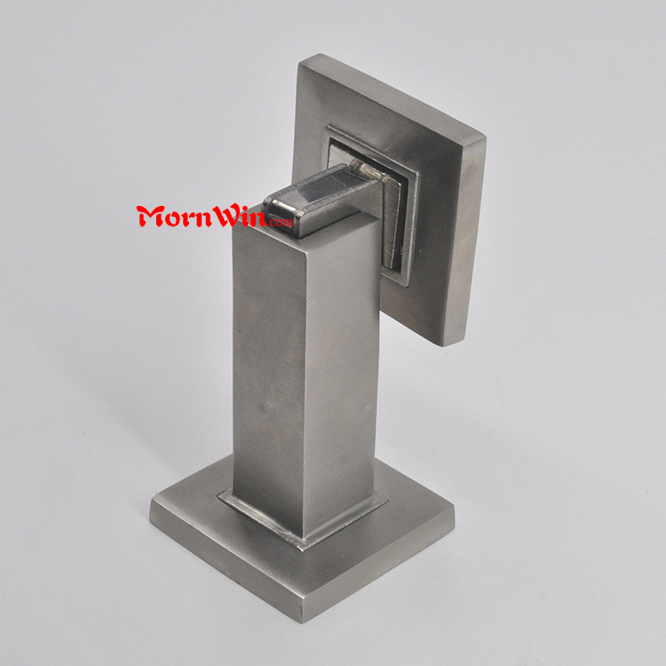 China Supplier Simple Install Gate Stops Wall Mounted Doorstops Stainless Steel Door Stopper