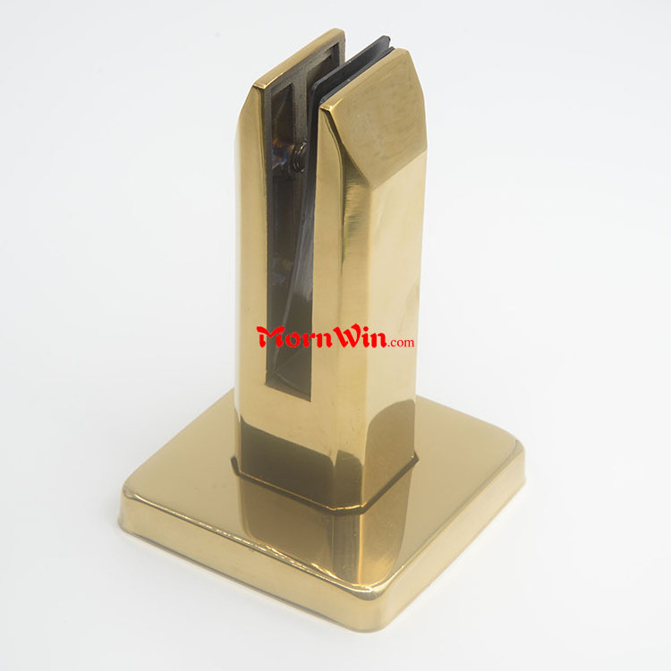 Factory Direct Selling Gold Stainless Steel Glass Frameless High Quality Swimming Pool Handrail