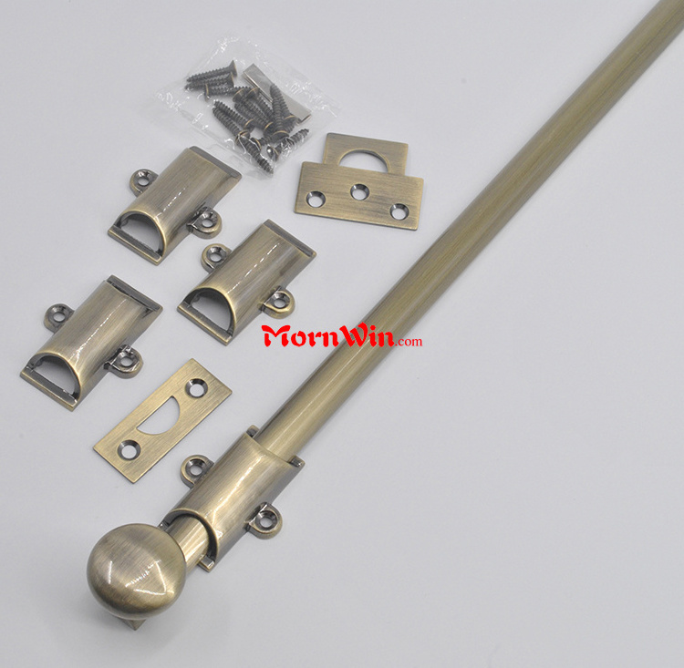 Popular best selling  solid brass Flush Door Bolt Gate Lock flush door bolt lock for door