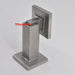 China Supplier Simple Install Gate Stops Wall Mounted Doorstops Stainless Steel Door Stopper