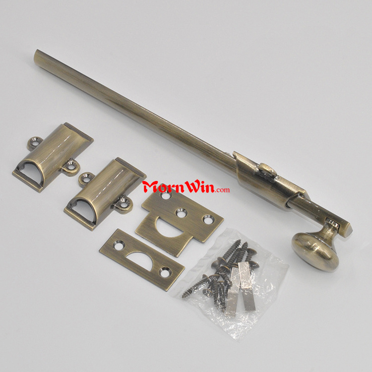 Popular best selling  solid brass Flush Door Bolt Gate Lock flush door bolt lock for door