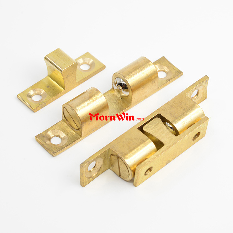 Factory Brass Solid Sliding Antique Heavy Duty ball catch latch