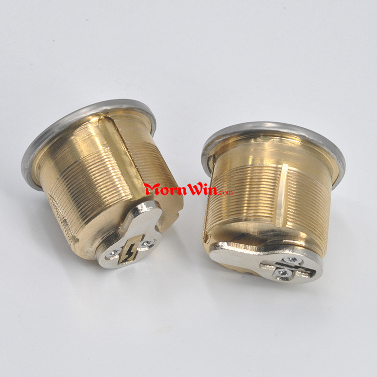 Solid Brass Mortise round cylinder lock