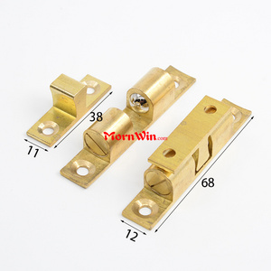 Factory Brass Solid Sliding Antique Heavy Duty ball catch latch