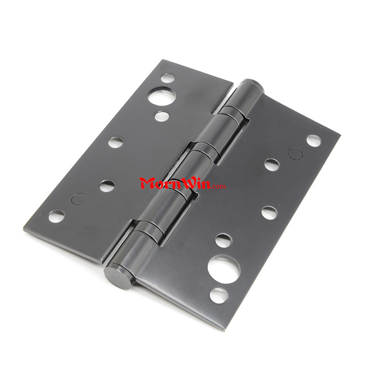 Black Stainless steel single hook double pin burglarproof door hinges anti theft door hinges