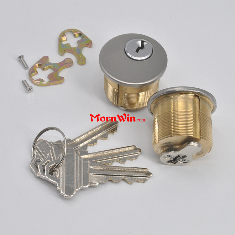 Solid Brass Mortise round cylinder lock