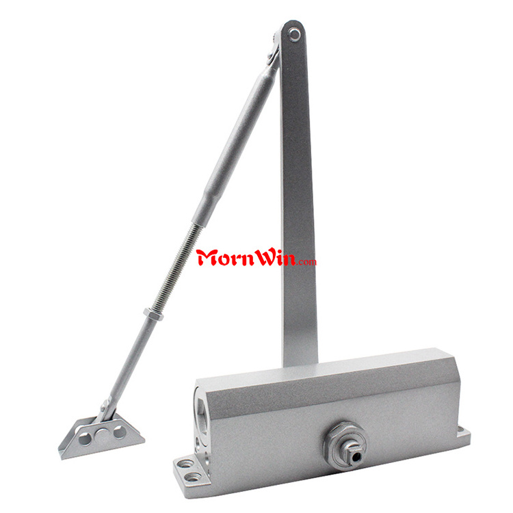 Modern design Heavy duty Aluminum silent install door close door closer adjustment