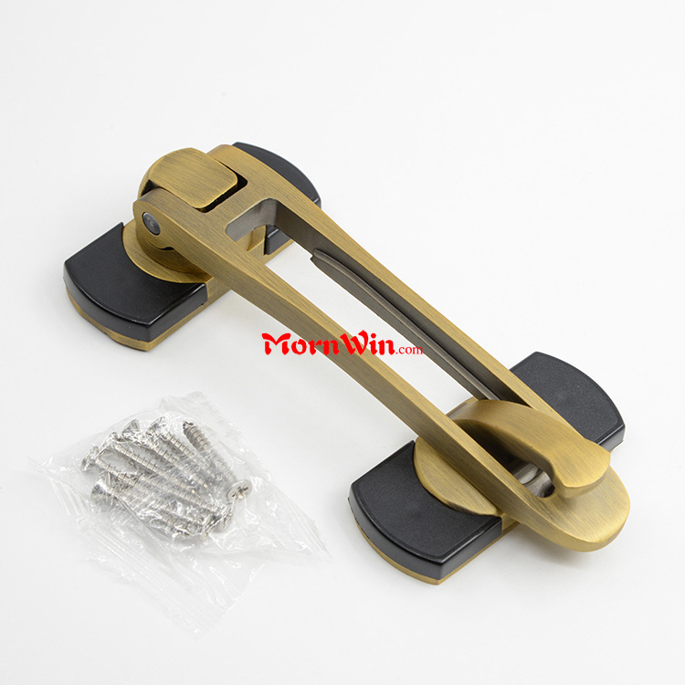 Golden brass color guard lock chain hotel door safety front door guard