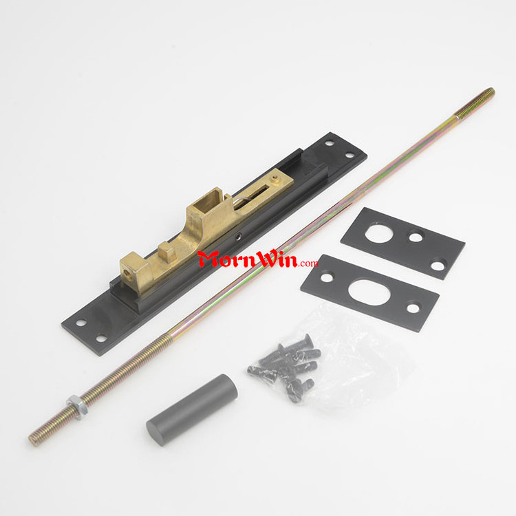 Extension Security Lever Action Flush Latch Slide door brass flush bolt