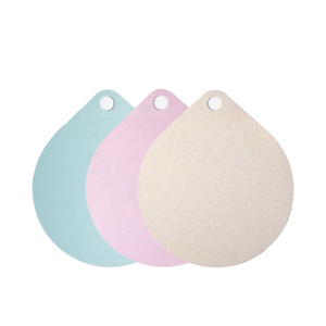 New Design Waterdrop Shape Wheat Fiber Cutting Board Kitchen Cheese Meat Vegetable Fruit Chopping Board