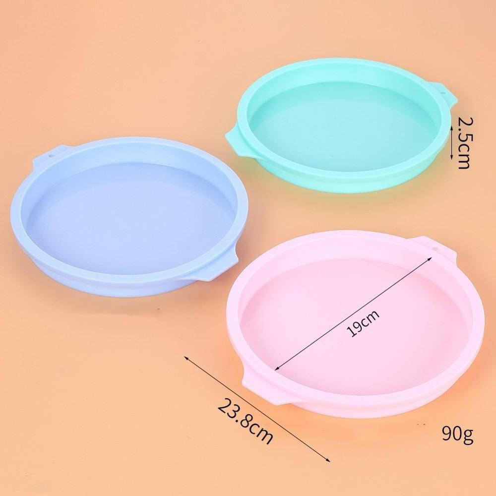 Non-stick Silicone Round Cake Mold Baking Pan Set Silicone Pizza Mold